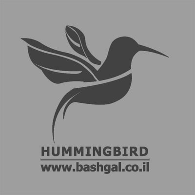 מזרן יוגה מקצועי מעוצב שחור-אפור 5 מ"מ-®HUMMINGBIRD-בש גל - ציוד ספורט