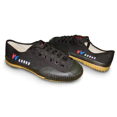 נעלי אומנויות לחימה רכות, שחור-®WACOKU-בש גל - ציוד ספורט